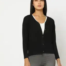 Button-Down V-Neck Cardigan-2