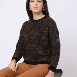Crew-Neck Pullover with Full Sleeves-image-55