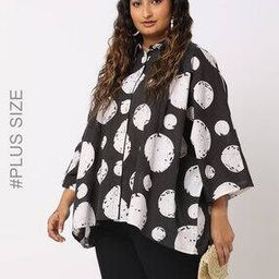 Women Printed Top with Flared Sleeves-image-6