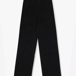 Girls Rhinestone Embellished Wide-Leg Jeans-26