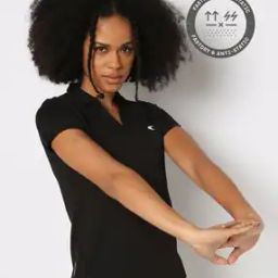 Women Checked Regular Fit Polo T-Shirt-image-87