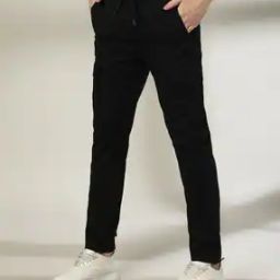 Men Slim Fit Cargo Trousers with Drawstring-picture-53