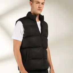 Men Geometric Print Slim Fit Gilet-picture-14