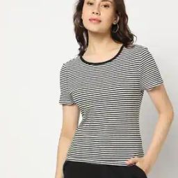 Women Striped Regular Fit Top-image-96