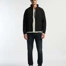 Tonal Check Pattern Harrington Jacket-picture-19