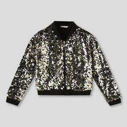 Girls Sequin Embellished Party Jacket-image-44