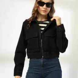 Women Relaxed Fit Denim Jacket-picture-17