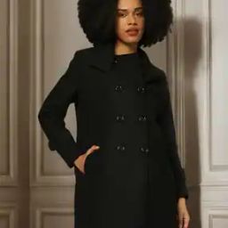 Women Relaxed Fit Double-Breasted Trench Coat-picture-15