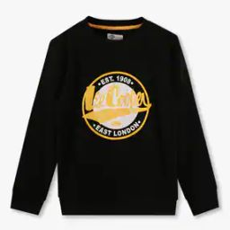 Boys Logo Print Relaxed Fit Crew-Neck Sweatshirt-picture-33