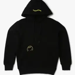 Smiley Back Print Hoodie-image-94