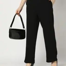 Women Crinkled Palazzos with Insert Pockets-image-66