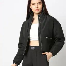 Women Zip-Front Relaxed Fit Puffer Jacket-picture-51