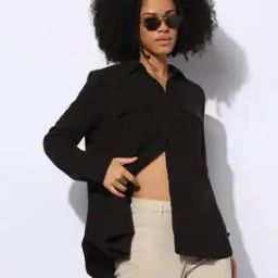 Double Cloth Shirt with Patch Pocket-image-74