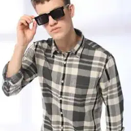 Men Checked Regular Fit Shirt-image-66