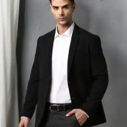 Men Regular Fit Single-Breasted Blazer-image-1