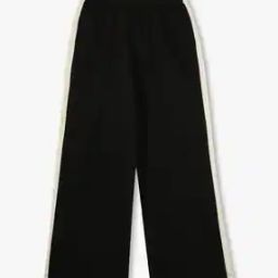 Girls Contrast Stripes Wide-Leg Pants-image-43