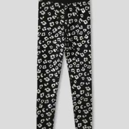 Girls All-Over Print Leggings with Elasticated Waist-image-7