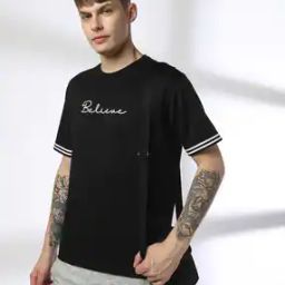 Women Printed Boxy Fit Crew-Neck T-Shirt-image-30