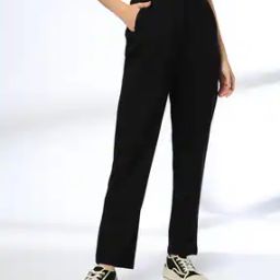 Women Slim Fit Pleated Pants-picture-10