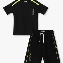 Boys Relaxed Fit T-Shirt & Shorts Set-image-35