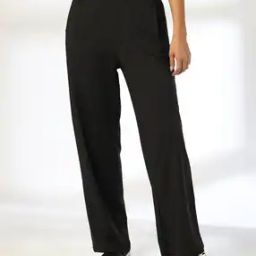 Women Regular Fit Pleated Trousers-image-13