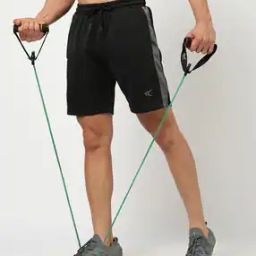 Men Side Panel Regular Fit Active Shorts-image-46