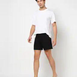 Men Lounge Shorts with Elasticated Waist-16