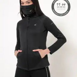 Fastdry Panelled Training Jacket with Mask-image-68