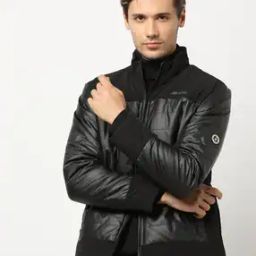 Quilted Slim Fit Jacket with Insert Pockets-picture-53