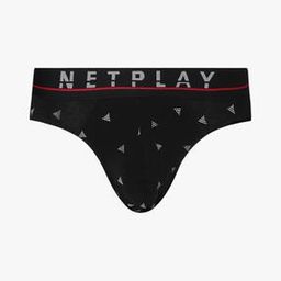 Micro Print Briefs with Logo Elasticated Waist-picture-13