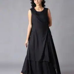 A-Line Dress with Tie-Up-image-68