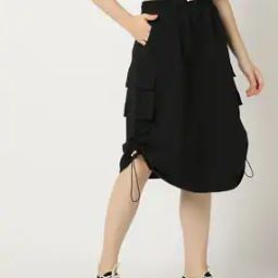 Women Parachute A-Line Skirt-image-35