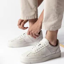Men Typographic Print Lace-Up Shoes-6