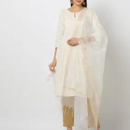 Embellished Dupatta with Tassels-image-49