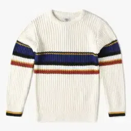 Striped Knitted Sweater-image-46