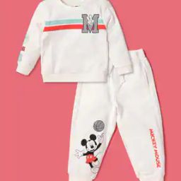 Mickey-Mouse Print Sweatshirt & Joggers Set-picture-13