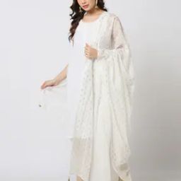 Women Floral Print Dupatta with Tassels-picture-19