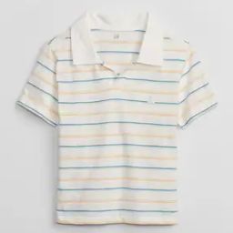 Striped Polo T-Shirt-image-64