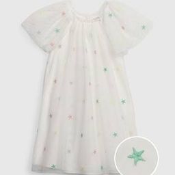 Star Embroidered A-Line Dress-image-64