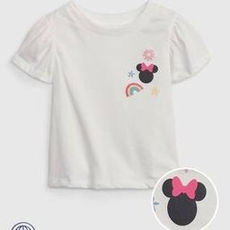 Printed Minnie Mouse Flutter Sleeve Top-image-14
