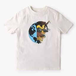 Graphic Print Round-Neck T-Shirt-image-88