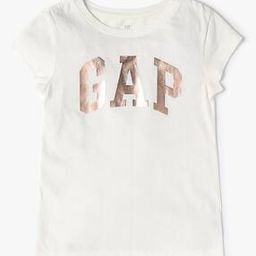 Round-Neck T-shirt with Metallic Logo-image-76