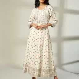 Women Embellished Flared Kurta-image-90