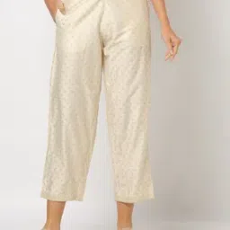 Women Shimmery Straight Fit Pants-image-12