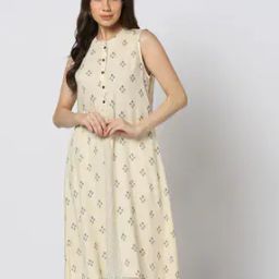 Women Geometric Print A-Line Kurta-picture-13