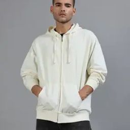 Men Graphic Print Oversized Hoodie with Split-Kangaroo Pockets-image-62