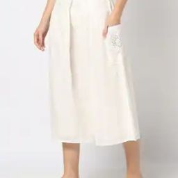 Solid Wide Culottes-picture-44