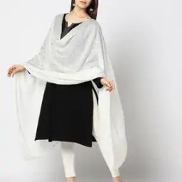 Women Foil Print Dupatta-33