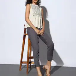 Women Embroidered Regular Fit Top-image-94