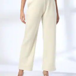 Women Mid-Rise Pintuck Straight Fit Trousers-image-28